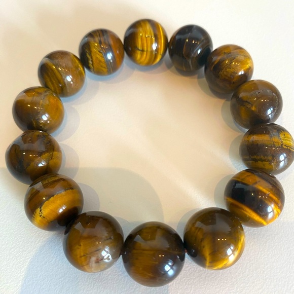 Tiger’s Eye Stone Quartz Bracelet - Picture 3 of 4